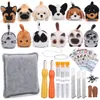 Fieltro de Lana Transfronterizo Poke and Poke Colección de Animales e Insectos Fieltro de Lana Poke and Poke Instrucciones en Inglés Al Por Mayor