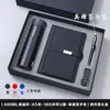 Caderno A5 com Logo Personalizável, Capa Dupla para Escritório, Bolso Interno, Bloco de Notas, Copo Térmico, Conjunto de Guarda-chuva