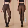 Leggings Térmicos Gruesos de una Pieza sin Entrepierna, Forrados de Polar Fino de Alta Calidad Tk para Otoño e Invierno para Mujer, Talla Grande, Adecuados para Usar Afuera