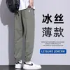 Pantalones Casuales Versátiles para Hombre Pierna Recta Holgada Pantalones Casuales 2026 Joggers de Moda para Hombre Versátiles ins Estilo Hong Kong Pantalones de Moda para Hombre