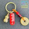 Yanwu 2025 Nuevo Estilo Chino Calabaza de Cobre Moneda de los Cinco Emperadores Llavero Colgante Pixiu Set de Regalo para Eventos de Negocios