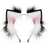 Diadema con orejas de gato de peluche de fábrica, diadema de anime para cosplay, diadema con orejas de zorro y campana, accesorio para el pelo de alto rendimiento