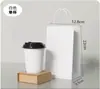 Bolsa de Papel para Empacar Marrón Bolso de Mano Bolsa para Empacar Comida para Llevar Catering Café Horneado Empaque Comercial Bolsa de Regalo de Primavera Personalización