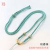 Cordão para pingente de jade feito à mão DIY pingente de jade dourado corda de colar de cera de abelha atacado redondo versátil corda lisa simples