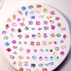 Mix de Acessórios para Nail Art, Peças Pequenas de Resina de Desenho Animado que Brilham no Escuro, Brincos DIY, Acessórios de Unha Usáveis Série Oceano