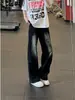 Jeans rotos estilo retro americano para hombre, pantalones con vibra de alta costura, corte ajustado, versátiles, adelgazantes, de pierna recta
