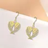 Nuevos Pendientes Colgantes de Ala de Ángel Exquisitos Más Fáciles de Combinar Personalidad de Moda Creativos Frescos Exquisitos Regalo Conmemorativo