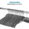 Percha flocada de 42 cm para ropa de mujer, antideslizante, sin marcas, ultradelgada, para uso doméstico, al por mayor, perchero y organizador de ropa simple