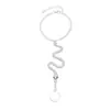 Corrente de Corpo com Corrente de Contas Cravejada de Diamantes, Colar com Pingente de Diamante Brilhante e Franja, Corrente para o Peito, Corrente da Moda Europeia e Americana Tendência para Mulheres