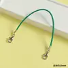 Corda de Cera Coreana Colorida Pulseira DIY Pingente para Corrente de Celular Chaveiro de Bolsa Acessórios de Joias Fecho Lagosta Cordão