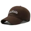 Gorra de Béisbol con Letra de Moda para Hombre, Sombrero Casual de Pesca con Visera para el Sol, Protección Solar, Gorra Solar, Sombrero para Deportes al Aire Libre y Viajes para Hombre