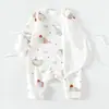 Set de 2 piezas enviado al azar para liquidaciónMameluco de mariposa 100% algodón Clase A para bebé e infante, todas las estaciones