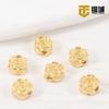 Cuentas de rosa que preservan el color envueltas en oro de 14 quilates, hechas a mano, con cuentas de bricolaje, chapadas en cobre, accesorios para pulseras, joyas, collares, cuentas sueltas