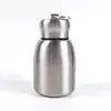 Nueva Taza Aislada al Vacío de Acero Inoxidable 316, Taza de Bolsillo Gruesa de Alto Valor con Tapa Completamente de Acero y Anillo Portátil para Transportar