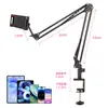 Suporte para Celular, Suporte para Tablet, Suporte de Mesa para Cabeceira, Suporte para Preguiçosos para Assistir Dramas, Rotativo, Portátil, Base Multifuncional de Metal