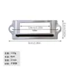 Portatarjetas acero inoxidable marco para tarjetas de visita papelería accesorios de ferretería caja de almacenamiento marco para etiquetas asa para tarjetas de visita asa para caja de almacenamiento