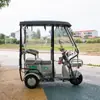 Cobertura de Garagem para Triciclo Elétrico Transparente Totalmente Fechada Nova Cortina de Para-brisa para Cobertura Lazer e Proteção contra Frio Lona de Chuva para Idosos Toldo