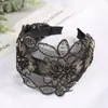 Diadema Estilo Coreano Encaje Rejilla para el Cabello Dentada Blanca para el Cabello Recogido Ancho para el Cabello Rejilla Blanca Ancha para el Cabello Diadema para Mujer