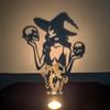 Suporte de Sombra Engraçado Halloween Suporte de Vela Interessante Decoração de Mesa Estilo Europeu e Americano Ornamento de Metal