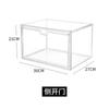Caja de zapatos acrílica totalmente transparente Aji vitrina de almacenamiento de zapatos a prueba de polvo oxidación caja de almacenamiento de zapatos Zapatos rojos de red Pared