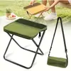 Estojo de Lápis Transversal Transfronteiriço, Cadeira de Camping Pequena Dobrável, Banqueta de Bolsa Portátil, Cadeira de Bolso, Banqueta de Pesca, Banqueta de Fila