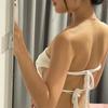 2026 Verano Nuevo Transfronterizo Estilo Europeo y Americano Sexy Chica Caliente Tejido Hueco con Lazos Sin Tirantes Espalda Descubierta Camiseta sin Mangas para Mujer