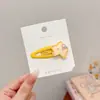 Pinzas para el cabello coloridas, artísticas y coquetas modelo 2025, pinzas de pico de pato estilo universitario para chicas dulces, pasadores para el cabello de estudiante, accesorios para el cabello de alto valor
