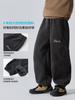 Roupas Infantis Haima 2026 Inverno Novo Calças Casuais Grossas de Veludo Cotelê Forradas com Lã para Meninos Estilo Coreano Calças Longas de Inverno Tendência