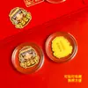 Adesivos de Celular Mazu Pintados Envelopes Vermelhos Comemorativos Adesivos Dourados de Desenho Animado Mazu para Proteger e Proteger Paz e Amizade Presentes Atacado