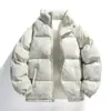 Chaqueta Acolchada para Pareja Abrigo de Algodón para Hombre Cuello Alto Engrosado Cálido Antipío Ropa de Abrigo Otoño Invierno Nuevo Estilo Chaqueta Acolchada de Invierno