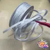 Cinta Plateada de Doble Cara Galaxia Brillante Importada de Japón Material para Lazos Accesorios para el Cabello Hechos a Mano DIY Accesorios para Sombrero de Paja