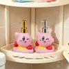 Frasco de Loção Desenho Animado do Kirby, Dispensador de Sabão Doméstico, Shampoo, Detergente de Louça, Frasco Refil para Gel de Banho