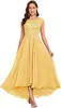 Amazon Vestido de Noche Comercio Exterior Europeo y Americano Nuevo Elegante Delgado Vestido Fiesta Fiesta Banquete Vestido Largo