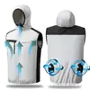 Ropa de Trabajo de Nuevo Estilo para Verano con Ventilador, Ropa con Aire Acondicionado, Chaleco Refrigerante con Capucha para Enfriamiento al Aire Libre, Fabricante Mayorista