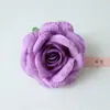 Simulação Quênia Rose Head Decoração de casamento Estrada Flor Arco de parede Flor de seda Flor falsa Foto Fundo de parede