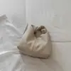 Bolsa de Mão Feminina Suede Moda Cor Sólida Estilo Coreano Única de Alto Valor para o Dia a Dia