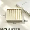 Bandeja de Almacenamiento para Joyería de Terciopelo en Stock, Joyero, Bandeja de Exhibición para Joyería, Caja de Almacenamiento de Escritorio Tipo Cajón, Estilo Minimalista Ins