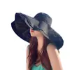 Chapéu de Proteção Solar para Mulheres, Chapéu de Sol de Verão, Anti-UV, Aba Larga, Cobertura Facial para Dirigir, Chapéu de Sol de Borracha Preto, Chapéu de Pescador