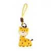 Tengyi Original Fofo Adorável Pet Zoo Figura Cordão Chaveiro de Menina Decoração Boneca Pingente Ornamento Atacado