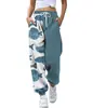 Fabricante Direto Atacado Transfronteiriço Calças de Moletom Jogger Casuais Largas Estilo Europeu e Americano Estampadas Digitais 3D Outono Novo