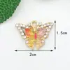 Accesorios para Joyería DIY de Venta Caliente Transfronteriza, Mariposa Colorida de Aleación para Joyería DIY Hecha a Mano, Accesorios para Joyería DIY de Alto Valor