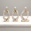 Mini Enfeites de Figuras Abstratas, Acessórios para Casa, Decoração de Entrada, Sala de Estar Modelo Sala Artesanato Criativo em Resina