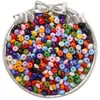 Cuentas de Vidrio de Alta Calidad Domésticas de 5 mm para Arroz, Cuentas para Pintura al Óleo, Ábaco, Materiales Hechos a Mano para Bricolaje, Colgante para Pulsera Casera, Accesorios de Joyería