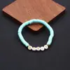 Producto Nuevo Más Vendido Transfronterizo Pulsera de Cuerda Elástica con Letra Inglesa de Arcilla Blanda Pulsera de Amistad de Fans para Apoyar a Taylor Swift