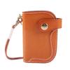 Bolsa para Llaves de Cuero Curtido Vegetal Dujiang, Bolsa Portátil Retro Multifuncional, Riñonera para Deportes al Aire Libre, Billetera para Monedas