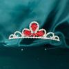 Direto da fábrica novo comércio exterior transfronteiriço infantil tiara de strass festa de aniversário requintados acessórios de cabelo de strass faixa de cabelo