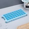 Caja de Hielo de Silicona con Tapa Grado Alimenticio Silicona Sin Sabor Platino Caja de Hielo Doméstica Comercial Caja de Hielo Auto-Congelante de Congelación Rápida