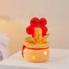 Lâmpada Mágica para Estação de Trabalho Anti-Ansiedade, Ornamento Curativo Estabilizador de Humor para Alívio do Estresse, Decoração de Mesa de Escritório, Presente de Aniversário