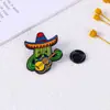 Personalizado criativo cartoon botas broche acessórios de vestuário high-end high-end crachá das crianças rosa chapéu esmalte crachá