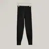 Calça Térmica de Lã Feminina para Inverno, Forrada com Fleece e Espessada, Leggings Patchwork, à Prova de Vento e Resistente ao Frio, Tamanho Grande, Calça Térmica com Proteção nos Joelhos